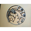 Wrought Iron Decorative element Panels For Wrought iron Porch Railing Or fence decoration Ornament